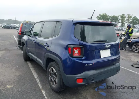 2016 Jeep Renegade Sport z USA, uszkodzony, nr VIN ZACCJBAT7GPC87100